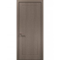 Двері Папа Карло STYLE ST-21 Дуб сірий, кромка алюміній чорний