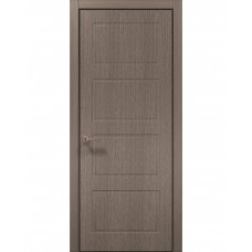 Двері Папа Карло STYLE ST-24 Дуб сірий, кромка алюміній чорний