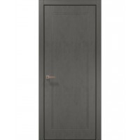 Двері Папа Карло STYLE ST-25 Бетон сірий, кромка алюміній чорний