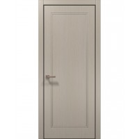 Двери Папа Карло STYLE ST-25 Дуб кремовый, кромка алюминий черный