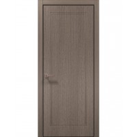 Двері Папа Карло STYLE ST-25 Дуб сірий, кромка алюміній чорний