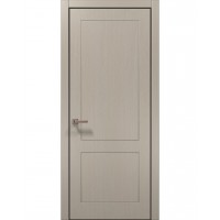 Двери Папа Карло STYLE ST-30 Дуб кремовый, кромка алюминий черный