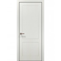 Двери Папа Карло STYLE ST-30 Ясень белый, кромка алюминий черный