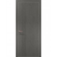 Двері Папа Карло STYLE ST-34 Бетон сірий, кромка алюміній сірий