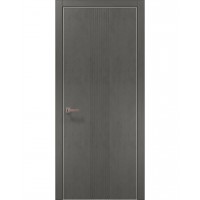 Двері Папа Карло STYLE ST-35 Бетон сірий, кромка алюміній сірий