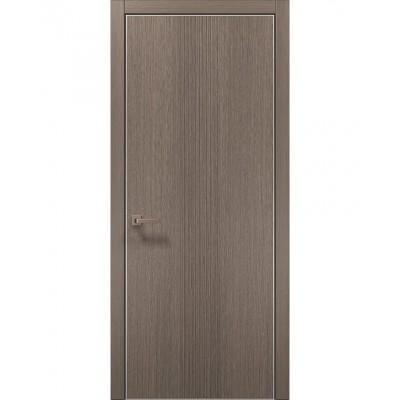 Двері Папа Карло STYLE ST-35 Дуб сірий, кромка алюміній сірий