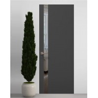 Двери скрытые Папа Карло PL-04 Темно серый супермат, кромка АВС