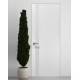 Двери скрытые Папа Карло PL-04 Белый матовый, кромка алюминий серебро