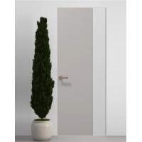 Двери скрытые Папа Карло PL-05 Светло серый супермат, кромка АВС