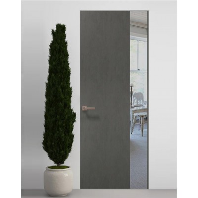 Двери скрытые Папа Карло PL-05 Бетон серый, кромка АВС