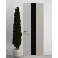 Двері приховані Папа Карло PL-06 Світло сірий супермат, кромка АВС