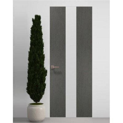 Двері приховані Папа Карло PL-06 Бетон сірий, кромка АВС