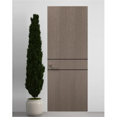 Двері приховані Папа Карло PL-07 Дуб сірий, кромка АВС