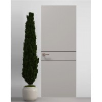 Двери скрытые Папа Карло PL-07 Светло серый супермат, кромка АВС