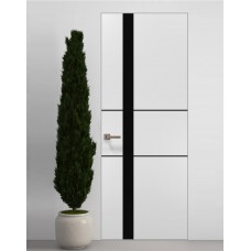 Двері приховані Папа Карло PL-08 Білий матовий, кромка АВС