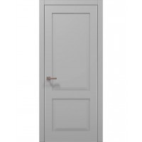 Двері Папа Карло STYLE ST-02 Сірий матовий, кромка алюміній сірий