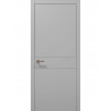 Двері Папа Карло STYLE ST-07 Сірий матовий, кромка алюміній сірий