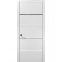 Двері Папа Карло PLATO PL-02 Білий матовий, кромка АВСЧ