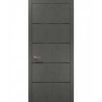 Двері Папа Карло PLATO PL-02 Бетон сірий, кромка АВСЧ
