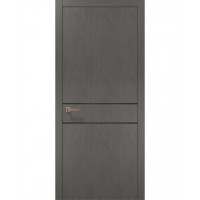 Двері Папа Карло PLATO PL-07 Бетон сірий, кромка АВСЧ