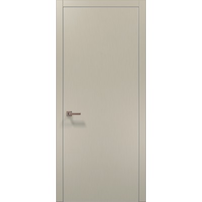 Двері Папа Карло PLATO PL-01 Світло сірий супермат, кромка АВСЧ