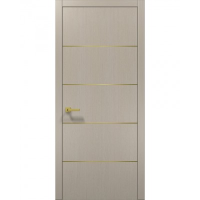 Двері Папа Карло PLATO PL-02 Дуб кремовий, кромка АВСЧ