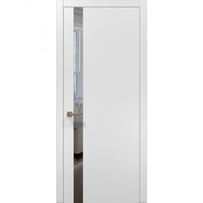 Двери Папа Карло PLATO PL-04 Белый матовый, кромка АВСЧ