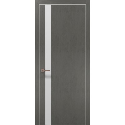 Двері Папа Карло PLATO PL-04 Бетон сірий, кромка АВСЧ
