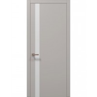 Двері Папа Карло PLATO PL-04 Світло сірий супермат, кромка АВСЧ