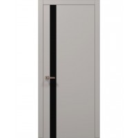 Двері Папа Карло PLATO PL-04 Світло сірий супермат, кромка АВСЧ
