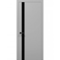Двері Папа Карло PLATO PL-04 Сірий матовий, кромка АВСЧ