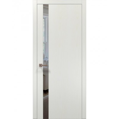 Двері Папа Карло PLATO PL-04 Ясен білий, кромка АВСЧ