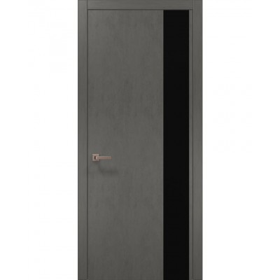 Двері Папа Карло PLATO PL-05 Бетон сірий, кромка АВСЧ