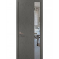 Двері Папа Карло PLATO PL-05 Бетон сірий, кромка АВСЧ