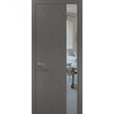 Двері Папа Карло PLATO PL-05 Бетон сірий, кромка АВСЧ