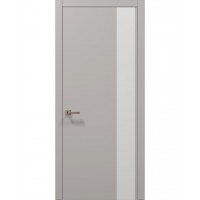 Двері Папа Карло PLATO PL-05 Світло сірий супермат, кромка АВСЧ