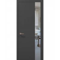 Двері Папа Карло PLATO PL-05 Темно сірий супермат, кромка АВСЧ