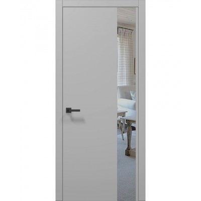 Двери Папа Карло PLATO PL-05 Серый матовый, кромка АВСЧ