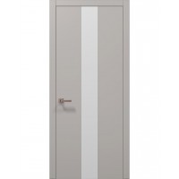 Двері Папа Карло PLATO PL-06 Світло сірий супермат, кромка АВСЧ