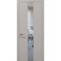 Двері Папа Карло PLATO PL-06 Світло сірий супермат, кромка АВСЧ