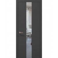 Двері Папа Карло PLATO PL-06 Темно сірий супермат, кромка АВСЧ
