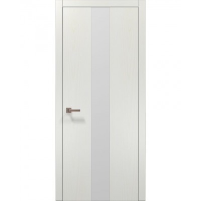 Двері Папа Карло PLATO PL-06 Ясен білий, кромка АВСЧ