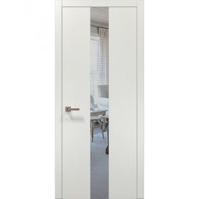 Двері Папа Карло PLATO PL-06 Ясен білий, кромка АВСЧ