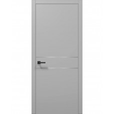 Двері Папа Карло PLATO PL-07 Сірий матовий, кромка АВСЧ