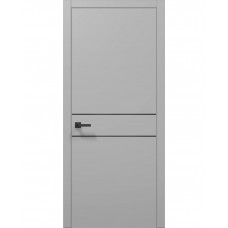 Двері Папа Карло PLATO PL-07 Сірий матовий, кромка АВСЧ