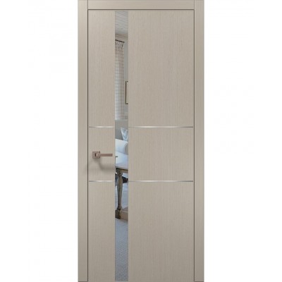 Двері Папа Карло PLATO PL-08 Дуб кремовий, кромка АВСЧ