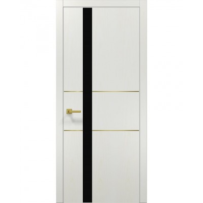 Двері Папа Карло PLATO PL-08 Ясен білий, кромка АВСЧ