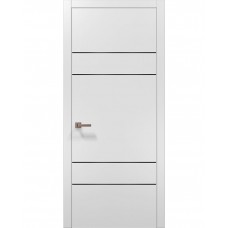 Двері Папа Карло PLATO PL-09 Білий матовий, кромка АВСЧ