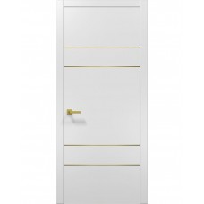 Двері Папа Карло PLATO PL-09 Білий матовий, кромка АВСЧ