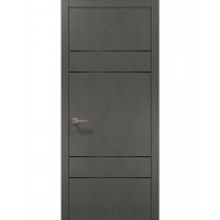 Двери Папа Карло PLATO PL-09 Бетон серый, кромка АВСЧ